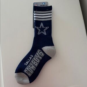 NFL Dallas Cowboys Blue and Gray Casual Socks